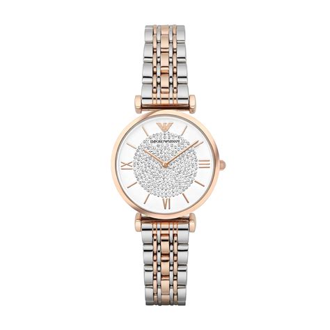 Buy Emporio Armani Gianni T-bar Analog White Dial Women's Watch ...