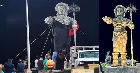 Hoy se erige Chaac en Telchac Puerto - Yucatán Independiente