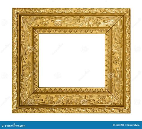 Vintage Gold Ornate Picture Frame Royalty Free Stock Photos - Image ...