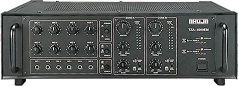 AHUJA TZA-4000 EM 400 Watts AC and 24V DC Amplifier (Black) : Amazon.in ...