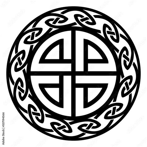 Celtic shield knot, Bowen knot, Norse mythology, protection symbol ...