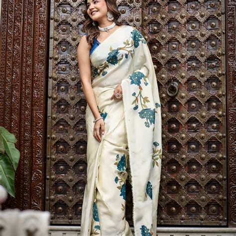 hand painted sarees – Noor by Hansa