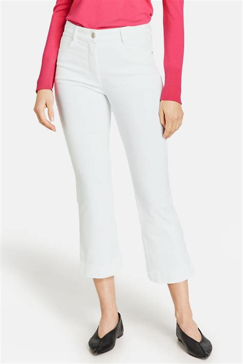 Gerry Weber 925046 31600 Off White Straight Leg Jeans – Experience Boutique