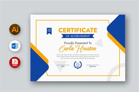 Microsoft Word Award Certificate Template - Rebeccachulew.com