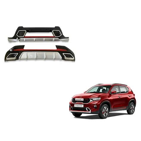 Front and Rear Bumper Safety Guard Protectors for Kia Sonet – autoclint