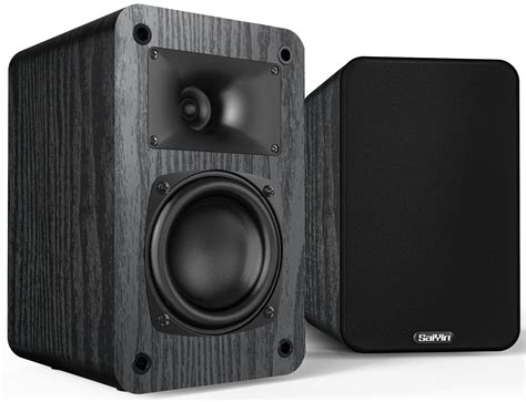 Saiyin Passive Bookshelf Speakers For Desktop Stereo Or Home Theater ...