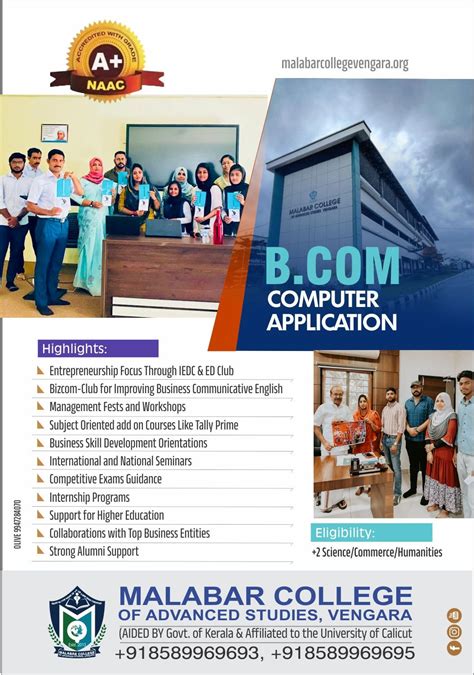 Malabar College of Advanced Studies.