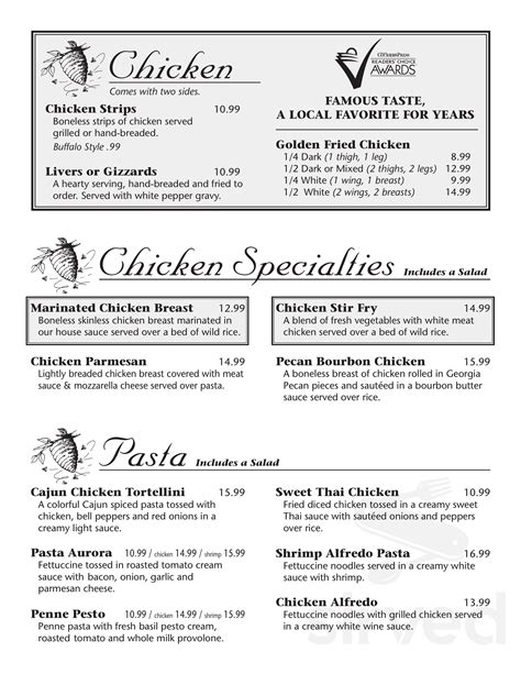 Hornet's Nest menus in Evansville, Indiana, United States