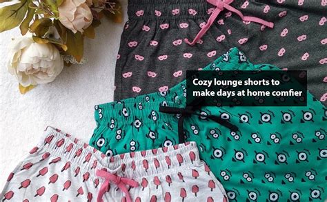 Buy NITE FLITE Women 100% Cotton Shorts | Pack of 2 (Multi-Colour, M ...