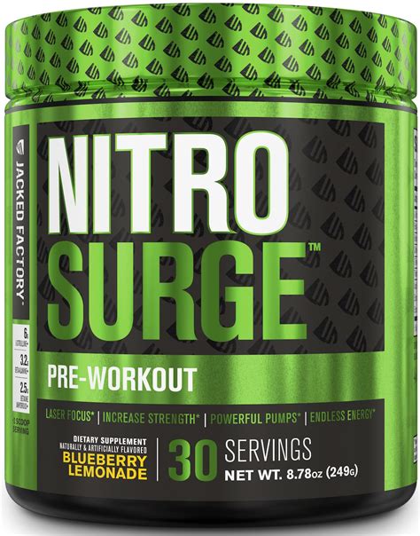 Buy NITROSURGE Pre Workout Supplement - Endless Energy, Instant ...