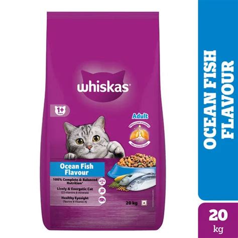 Buy Whiskas Ocean Fish Flavour Adult Cat Dry Food online at Supertails.com