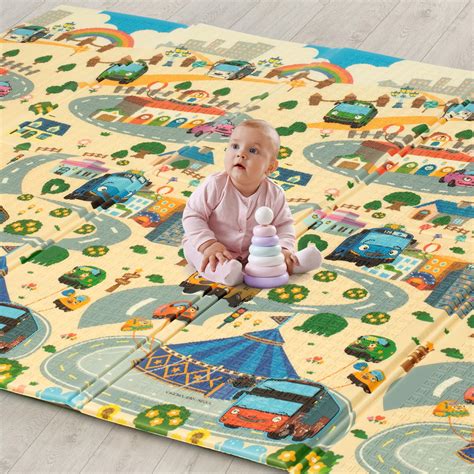 Buy LuvLap Wild Woods Double Sided Water Proof Baby Floor Mat, Floor ...