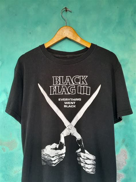 Vintage Vintage black flag t-shirt worn by playboi carti | Grailed