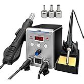 Serplex® 2 in 1 Hot Wind Gun Solder Iron SMD Rework Soldering Station ...