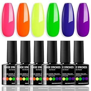 Buy THR3E STROKES Gel Nail Polish Set- 6 Colors Nude Gel Polish All ...
