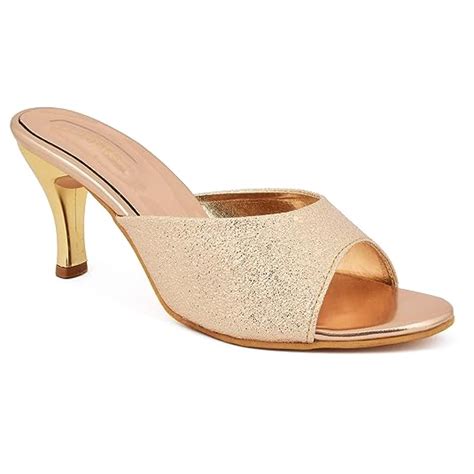 Buy XE Looks Women's Gold Fashion Sandal -UK 3… at Amazon.in