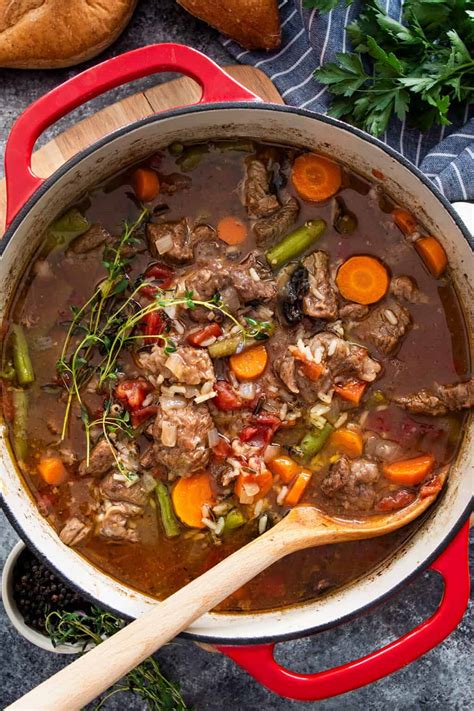 Beef and Rice Soup • Craving Some Creativity