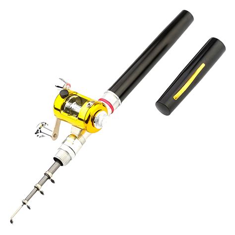 MixMart 1M Pen Fishing Rod with Spinning Reel Heavy Duty Aluminum Alloy ...