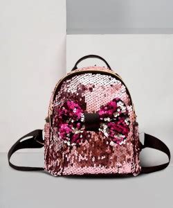 MOCA Womens Girls Sequins MIni Small Backpack Bag for Girls Womens 15 L ...