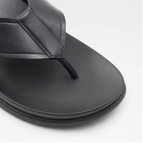 Afuthien Men's Black Thong Sandals | Aldo Shoes