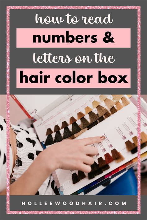 Hair Color Chart By Numbers 的图像结果