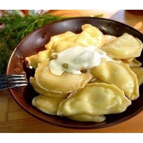 Вареники с творогом соленые