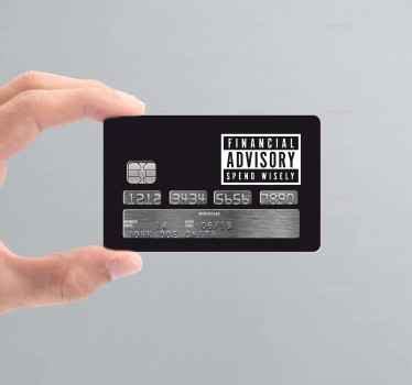 Card Stickers, Credit and Debit Card Designs - TenStickers