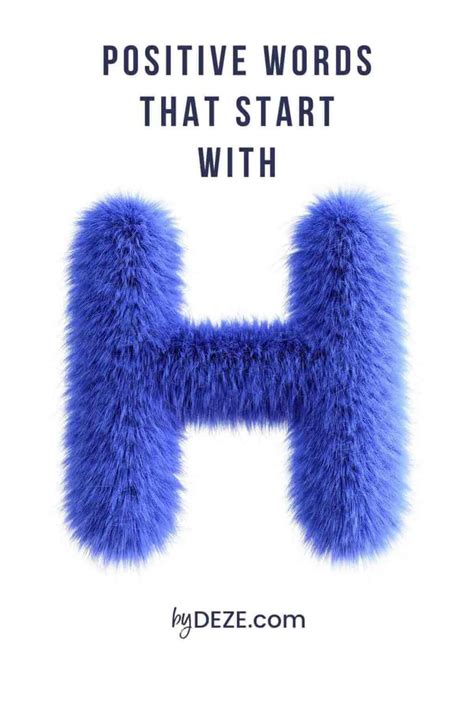 335 Positive Words That Start with H - byDeze