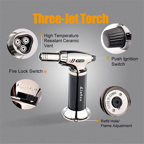 Linboo Cocktail Smoker Kit with Torch，4 Flavors Wood India | Ubuy