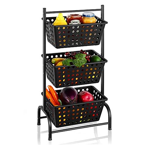 Brand: RZChome 3 Tier Fruit Basket Stand for Kitchen Storage - India | Ubuy