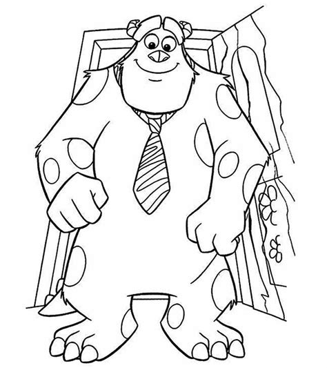 Monsters Inc Coloring Pages For Kids Coloring Pages