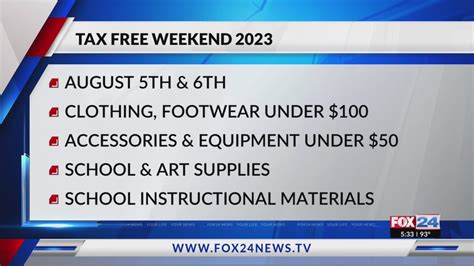 Tax-Free Weekend in Arkansas and Oklahoma 2023 – KTALnews.com