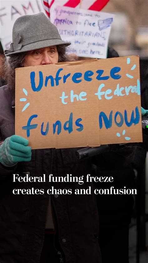 Federal funding freeze creates chaos and confusion