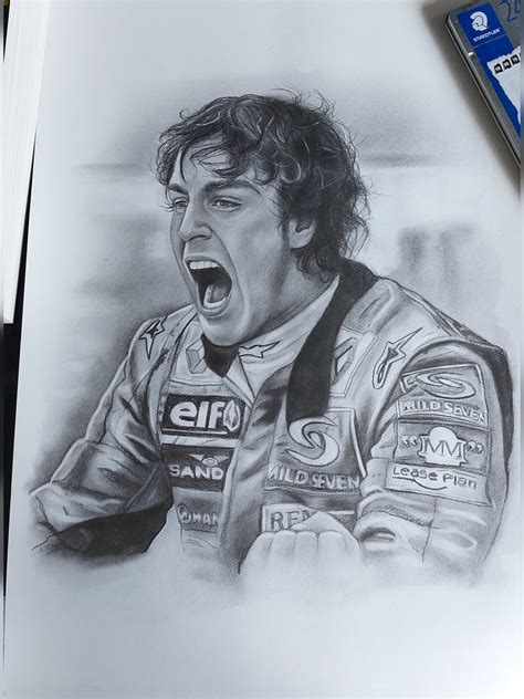 Image result for F1 Driver Drawing