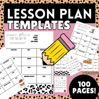Elementary Daily Lesson Plan Template 的图像结果