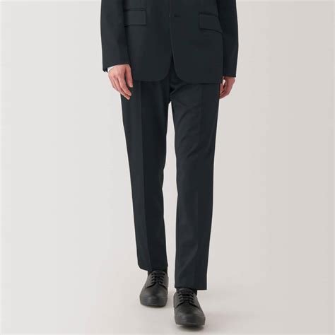 紳士 ストレッチジャージーノータックパンツ【セットアップ】 | 無印良品