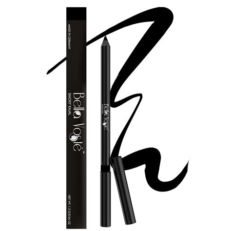 Buy Bella Voste Smoky Kajal with Smudger, Charcoal Black, 1.2g Online ...