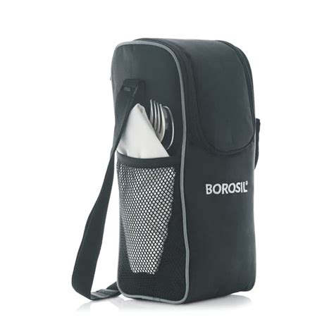 Borosil - Hot-N-Fresh Stainless Steel Insulated Lunch Box, Set of 3 (1 ...