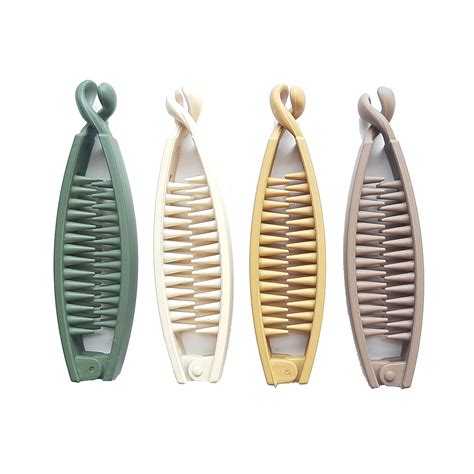 BIRDWARE Big-Size banana clips Multi Color Imported Rubber Acrylic ...