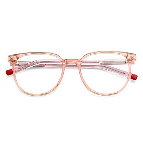 Buy Pink Transparent Full Rim Round Vincent Chase Classic Acetate VC ...