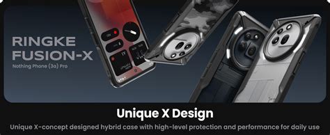 Ringke Fusion-X Compatible with Nothing Phone (3a) Pro Case Back Cover ...