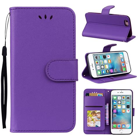 iPhone 6 iPhone 6s 4.7 inch - Protective Protector Leather case Leather ...