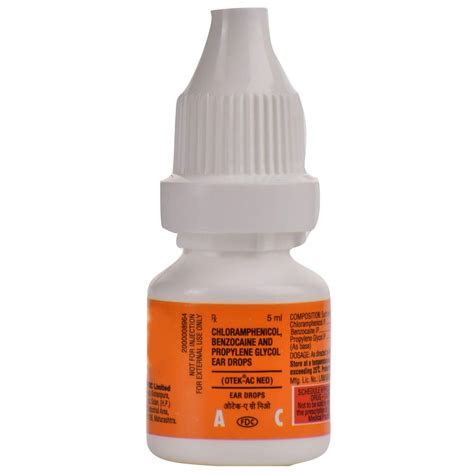Otek-AC Neo - Bottle of 5 ml Ear Drops : Amazon.in: Health & Personal Care