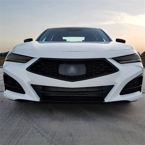 2021-2023 Acura TLX | Front Grill Trim Chrome Delete PreCut Vinyl Wrap – SlickMod
