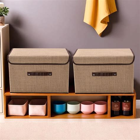 Kuber Industries Pack of 2 Drawer Organizer (Large) Foldable Clothes ...