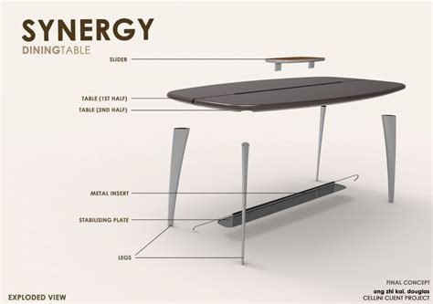Image result for Table Design Drawing Exploded-View