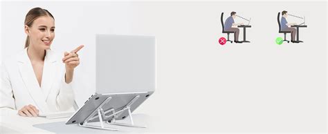 Portronics My Buddy K Lite Foldable Laptop Stand with Adjustable ...