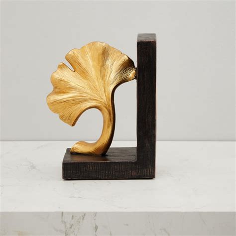 Buy Splendid Abstract Leaf Bookend from Home Centre at just INR 799.0