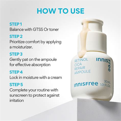 Innisfree Retinol Cica Repair Ampoule 30ML – innisfree India