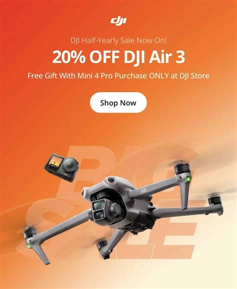 DJI Mid-Year Sale 2024: Air 3, Mini 3, Osmo Mobile Discount